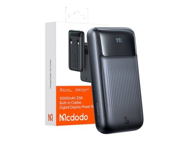 Power Bank Mcdodo MC-0231 Digital Dis 10000mAh, 33W (czarny) Power Bank Mcdodo MC-0231 Digital Dis 10000mAh, 33W (czarny)