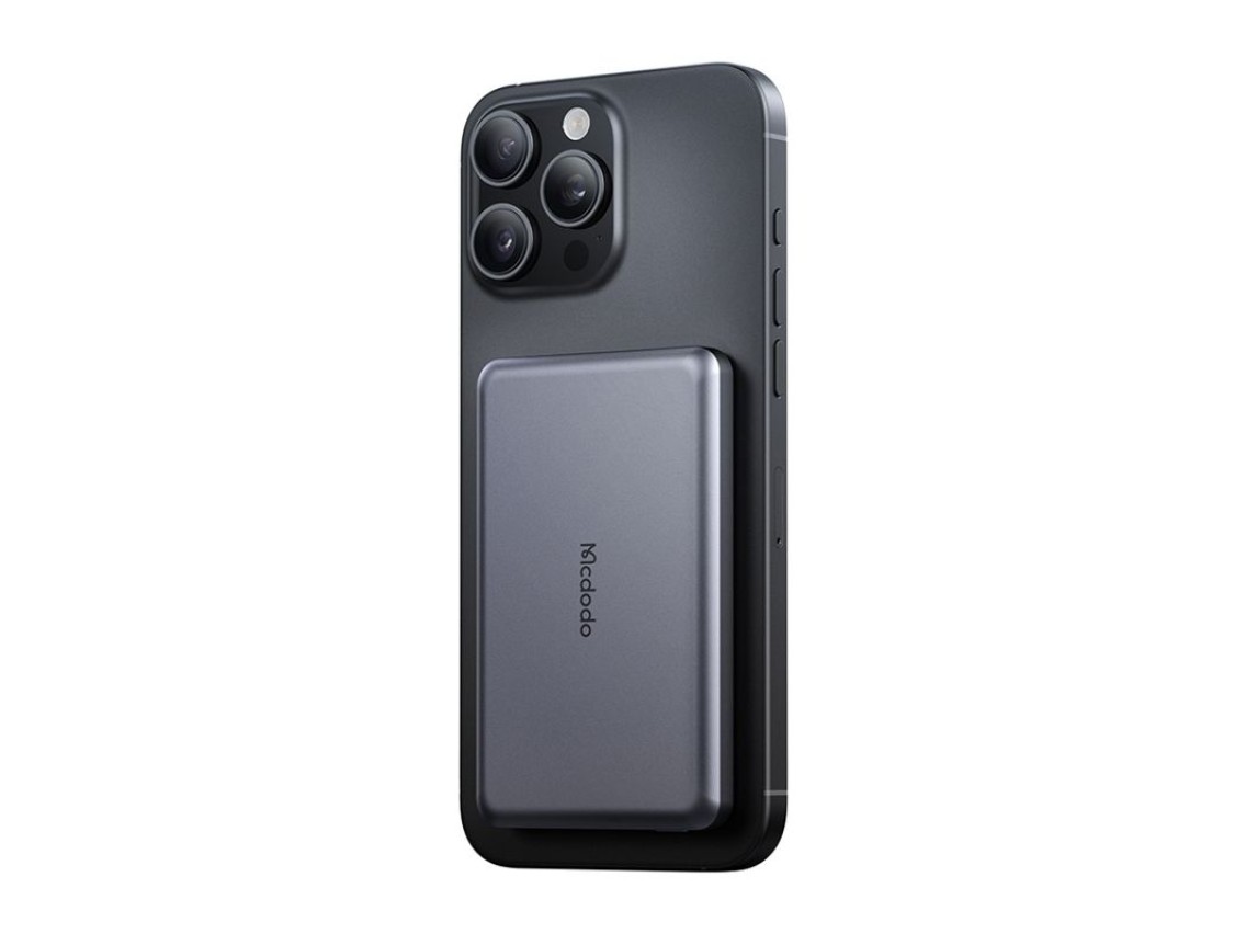 Mcdodo MC-4641 - Bater�a externa magn�tica ultrafina de 5000 mAh y 1 C, inal�mbrica (dorada)