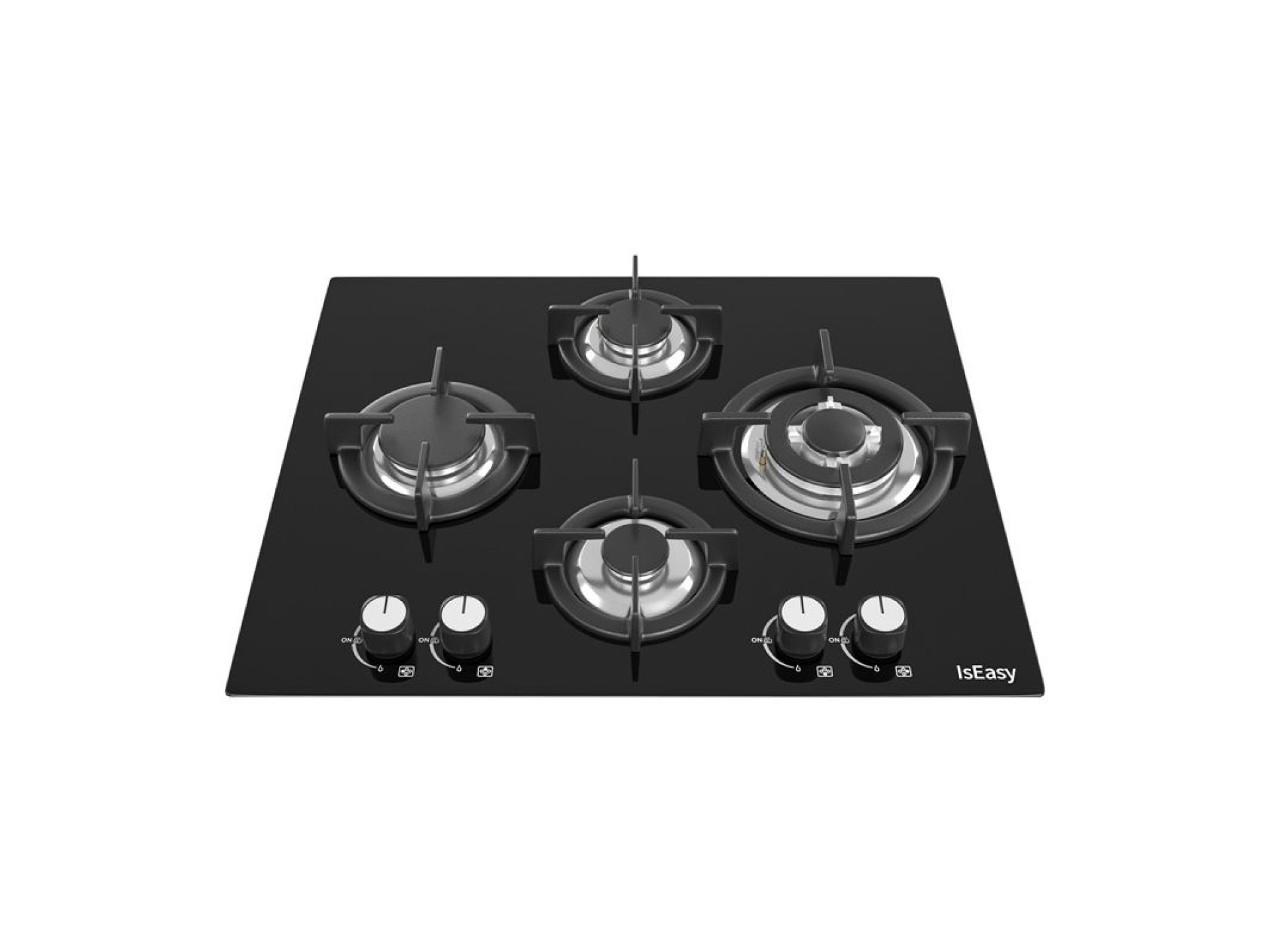 IsEasy MGBG-604B glass gas cooktop