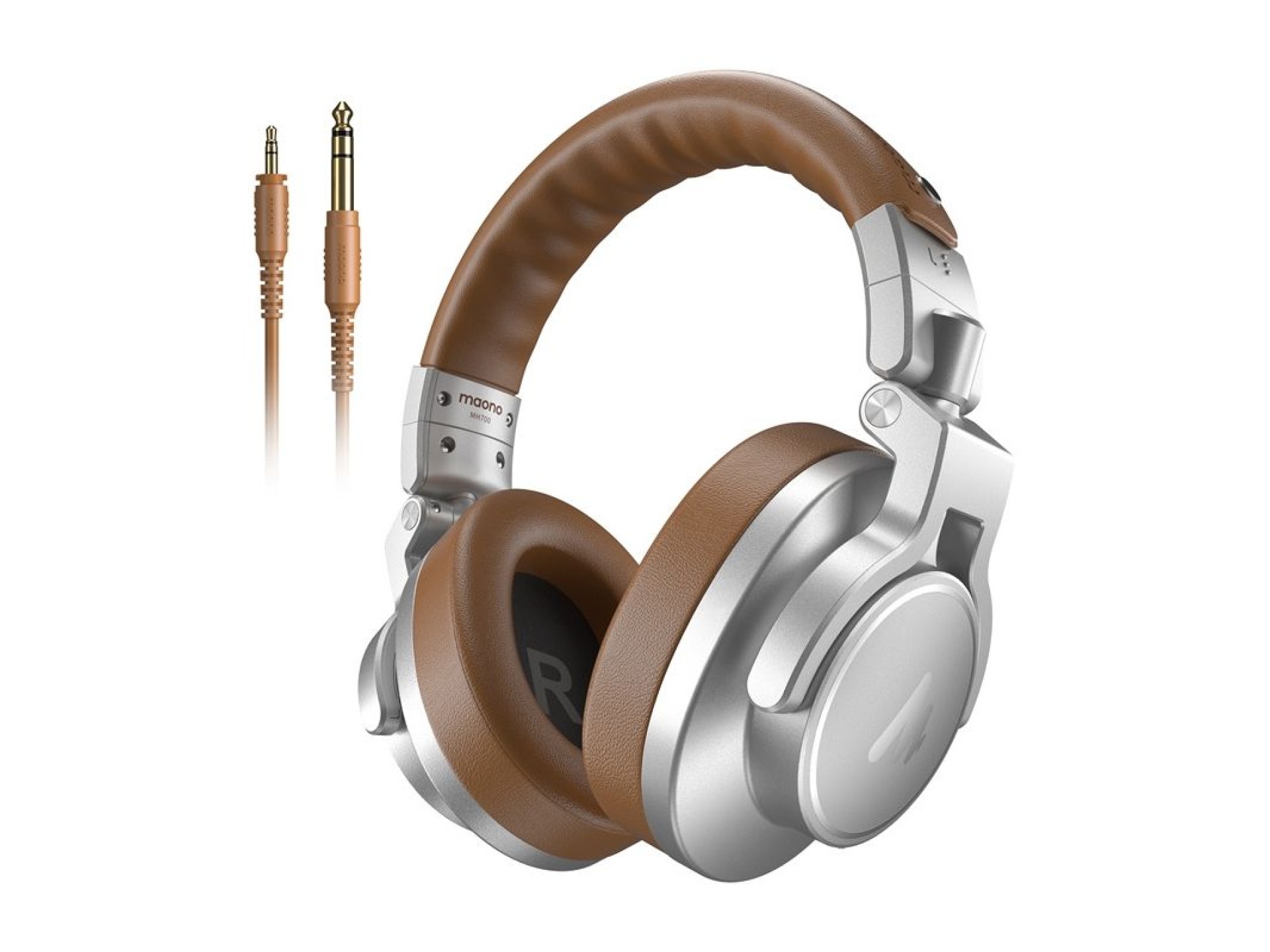 Fones de ouvido de estúdio Maono MH700 (prata)