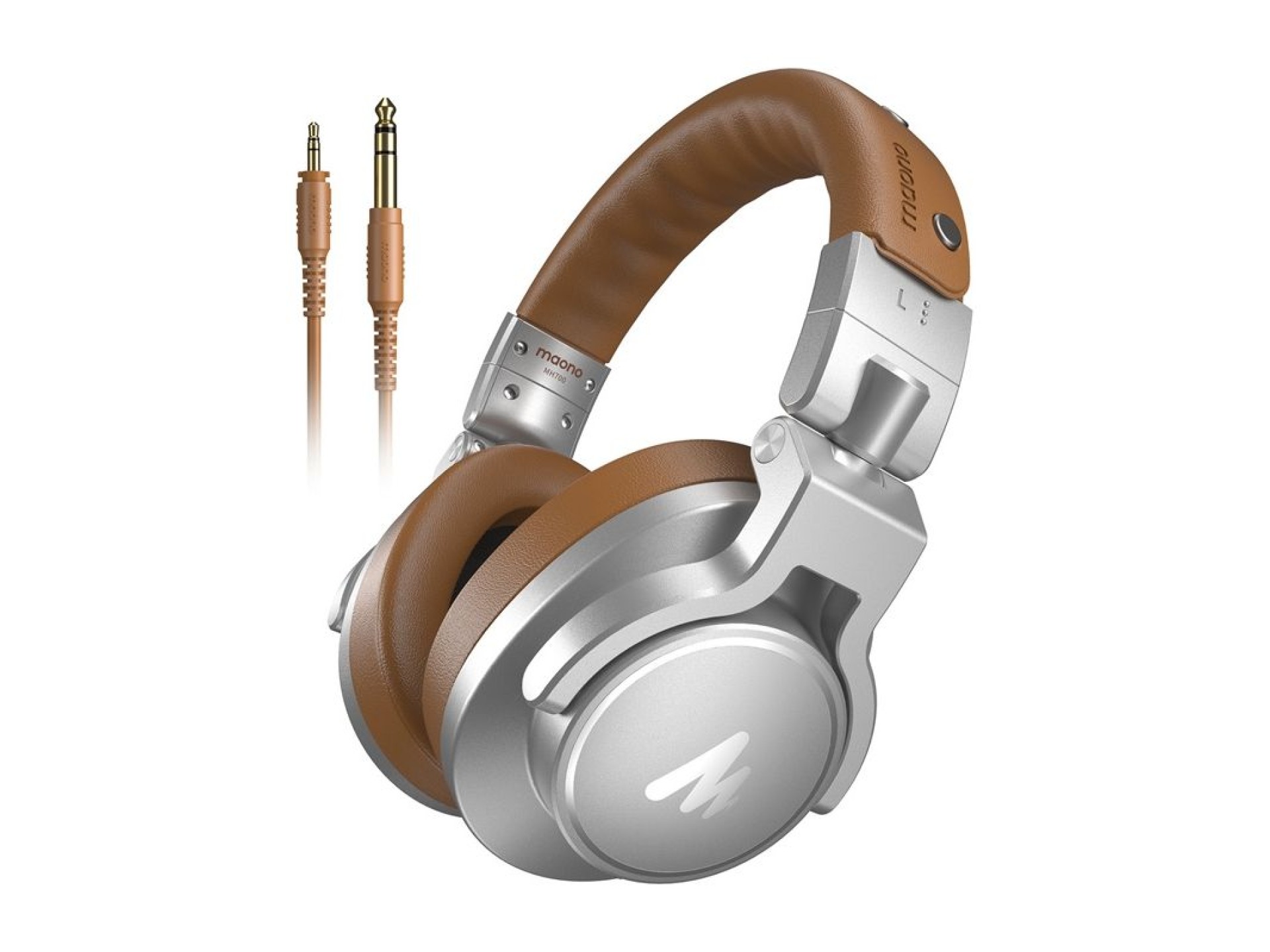 Fones de ouvido de estúdio Maono MH700 (prata)