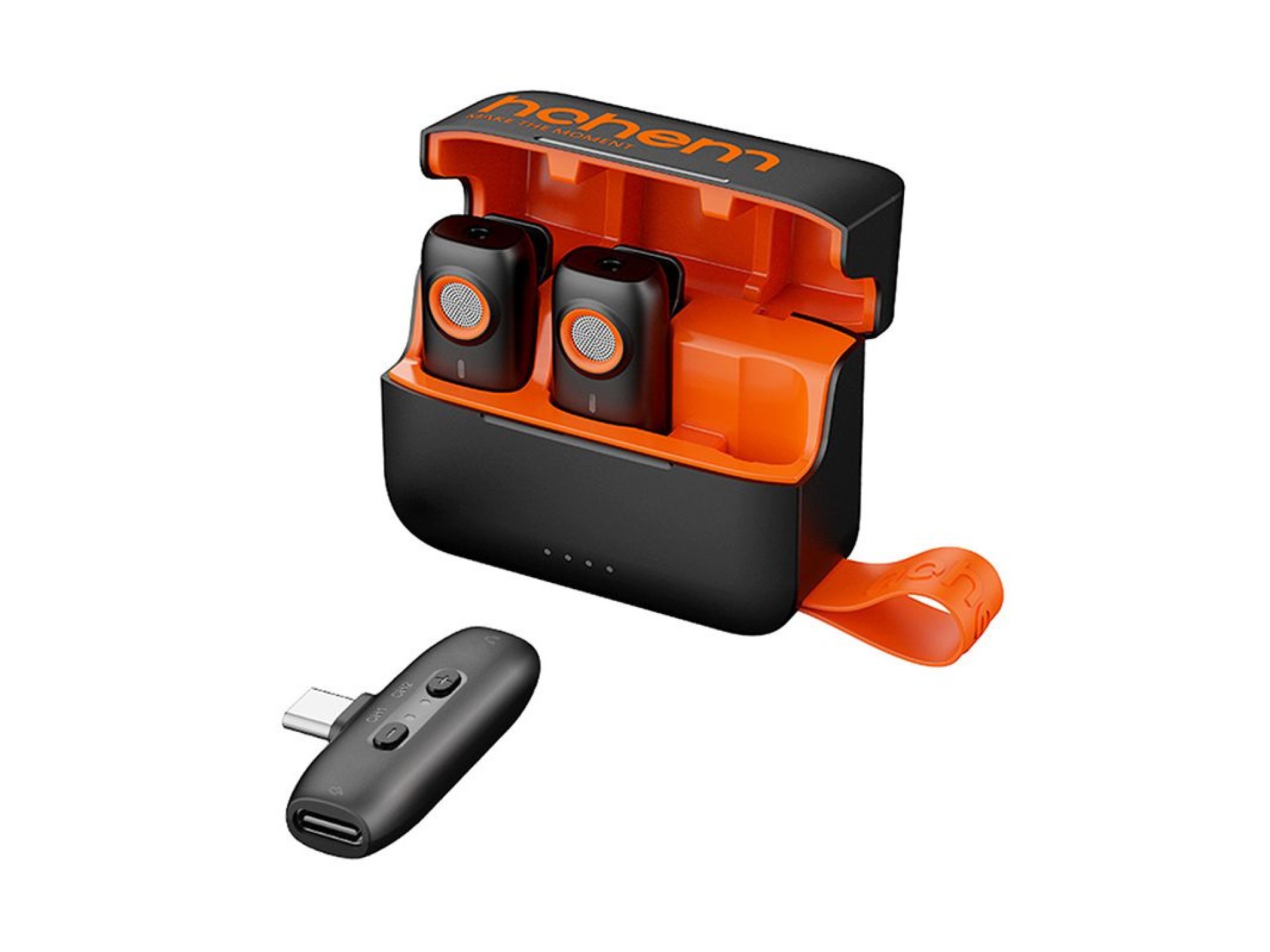 Microphone Hohem (2TX + 1RX +Charging Case )Type-C