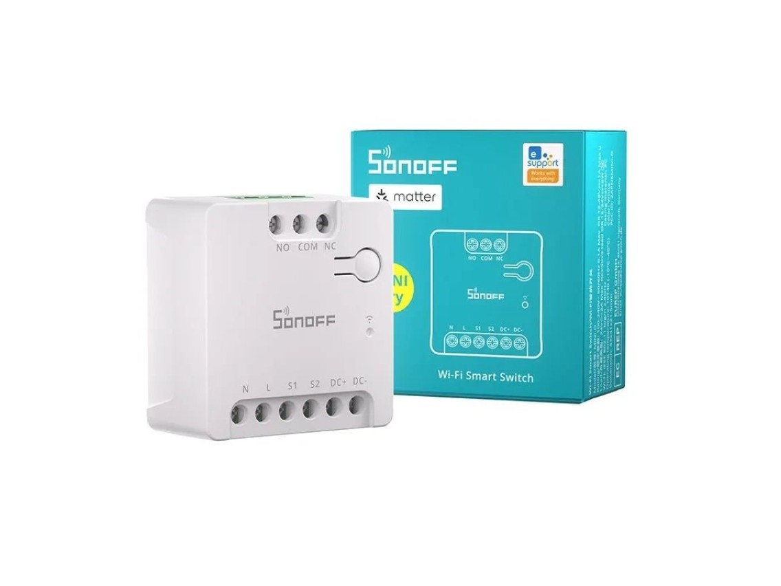SONOFF MINI-D Smart WiFi Matter Switch (AC/DC 12-48V, dry contact)
