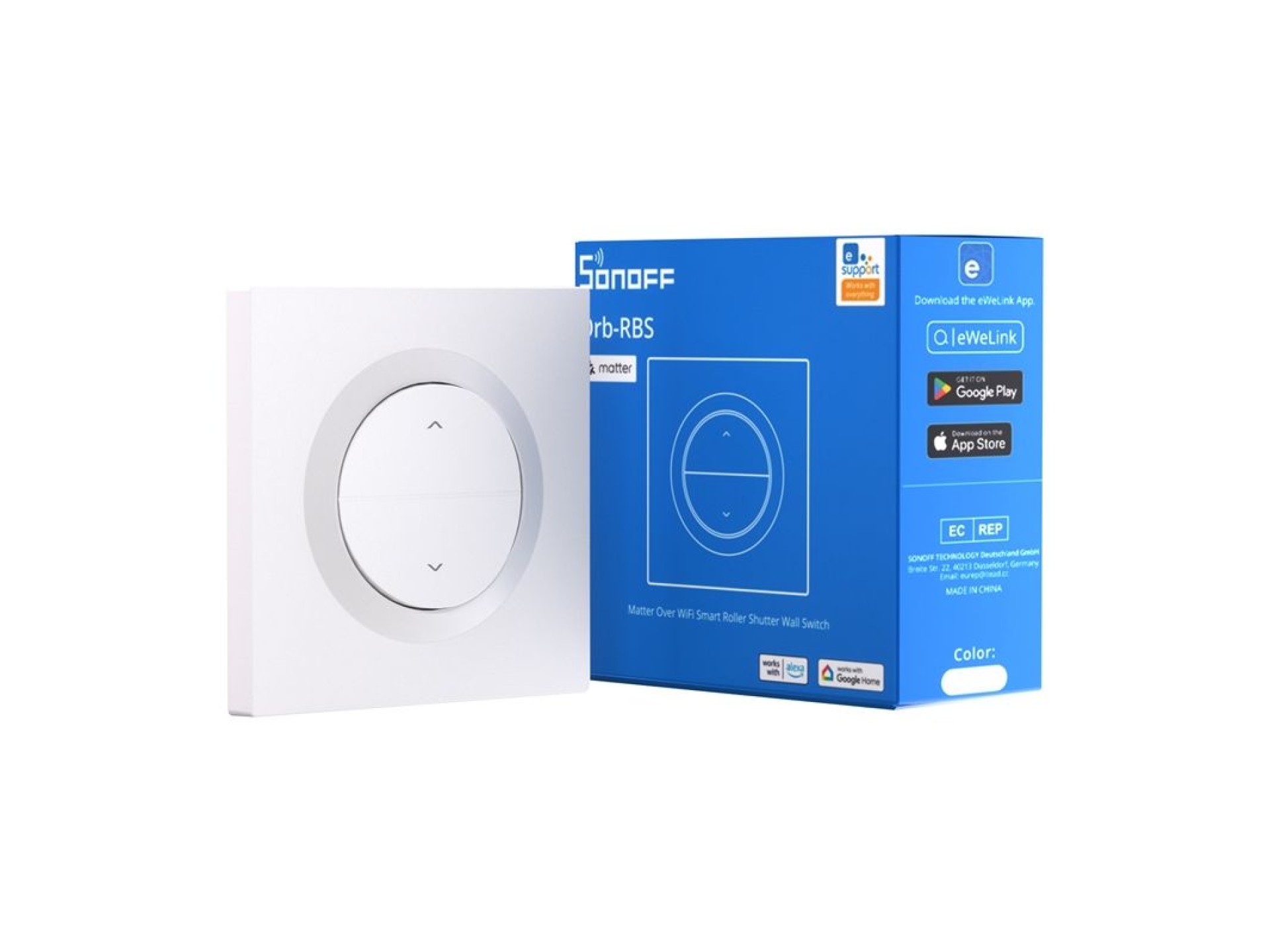 Smart Wall switch for roller shutters SONOFF MINI-RBS-E Matter