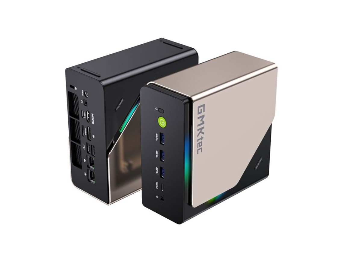 Mini PC GMKtec EVO-T1 - Intel Ultra 9 285H - 64 GB de RAM + SSD de 1 TB - Windows 11 Pro