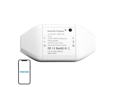 Interruptor inteligente WiFi Meross MSS710-UN (não compatível com HomeKit) Interruptor inteligente WiFi Meross MSS710-UN (não compatível com HomeKit)