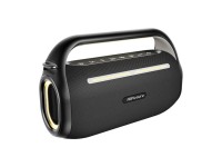 Caixa de som Bluetooth HiFuture Music Box 100 + 2 microfones (preta)