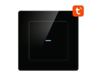 Interruptor de luz inteligente WiFi Avatto N-TS10-B1 1 via TUYA (preto)