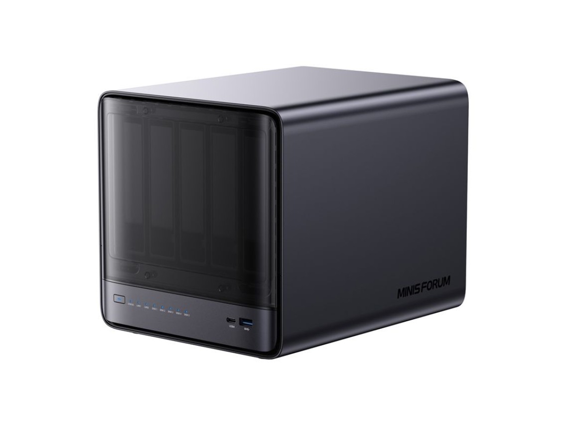 MINI-PC Minis Forum NAS N5 Pro AMD Ryzen AI 9 HX Pro 370, 32GB+128GB O
