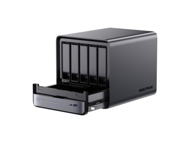 MINI-PC Minis Forum NAS N5 Pro AMD Ryzen AI 9 HX Pro 370, 32GB+128GB O