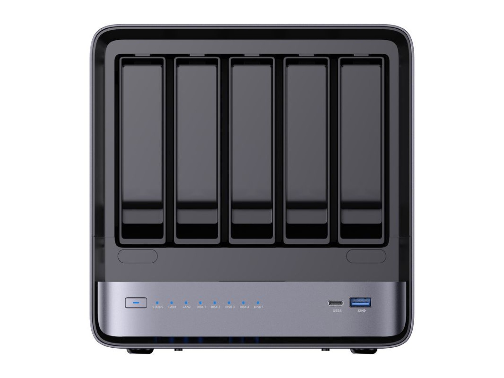 MINI-PC Minis Forum NAS N5 AMD Ryzen 7 H255, 16GB+128GB de armazenamento para o sistema operacional