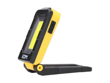 Linterna de trabajo led recargable con base basculante