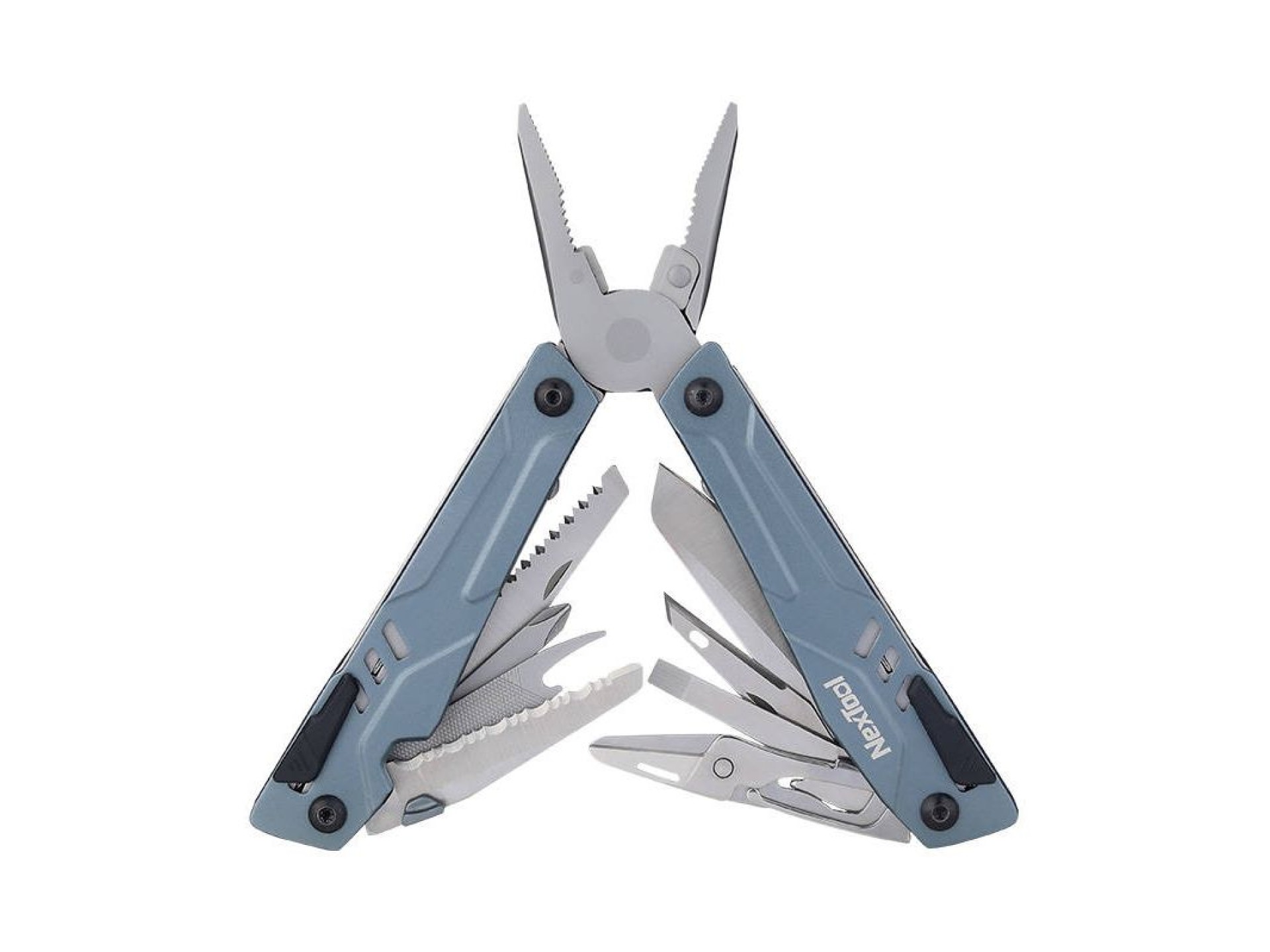 Multiferramenta Nextool NE20045 15 em 1 + conjunto de bits (azul)