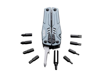Multiferramenta Nextool NE20045 15 em 1 + conjunto de bits (azul)