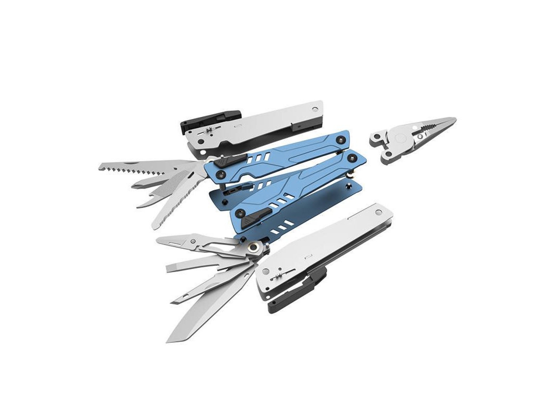 Multiferramenta Nextool NE20045 15 em 1 + conjunto de bits (azul)
