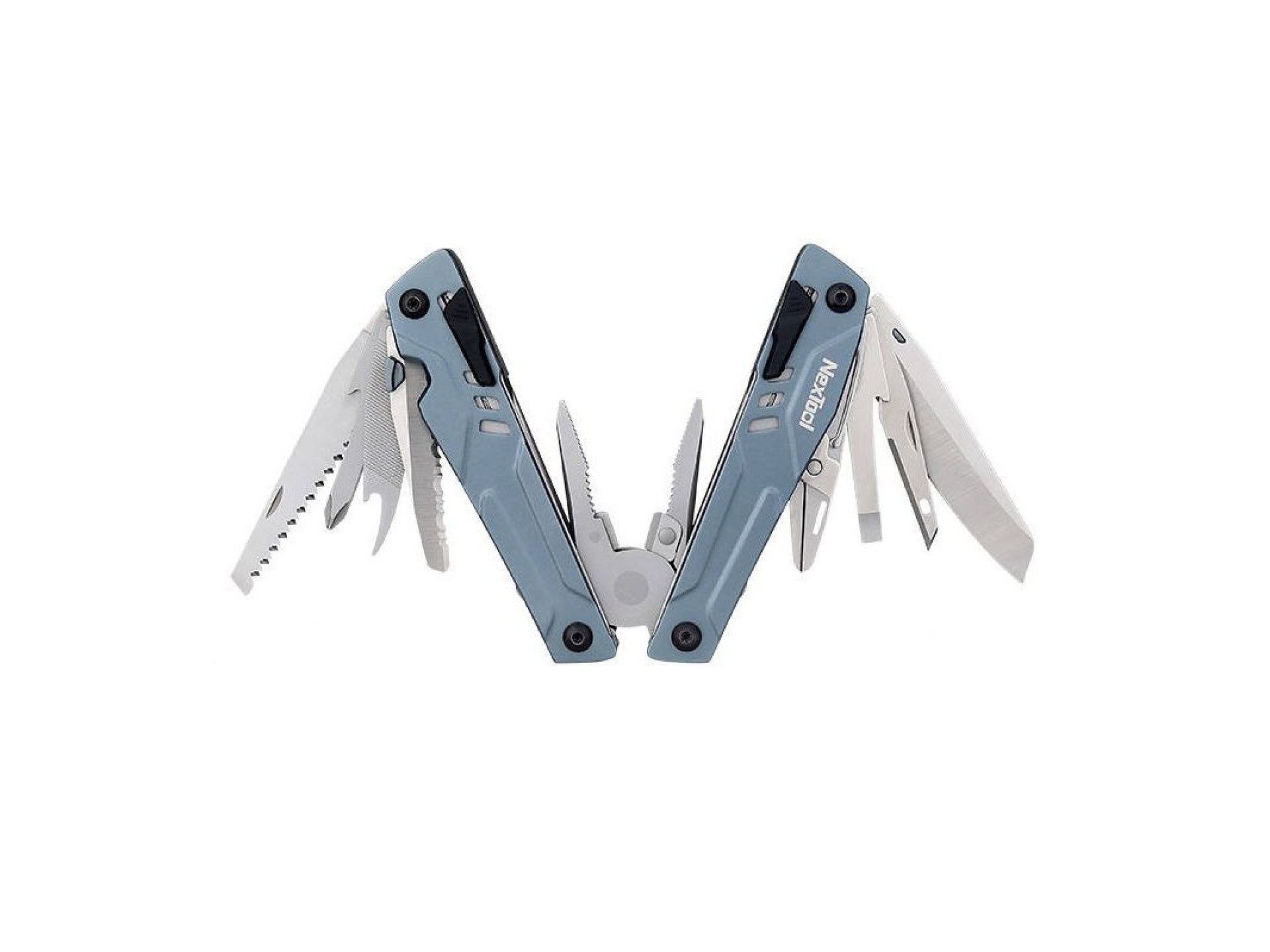 Multiferramenta Nextool NE20045 15 em 1 + conjunto de bits (azul)