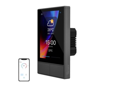 Panel de control WiFi inteligente SONOFF NSPanel (negro, 120 mm) Panel de control WiFi inteligente SONOFF NSPanel (negro, 120 mm)