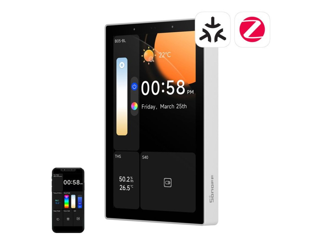 SONOFF NSPanel Pro 120 Smart Control Panel Matter WiFi/Bluetooth/ZigBee (white)