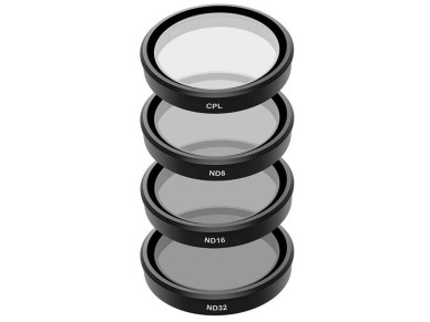 Set of 4 TELESIN CPL/ND8/ND16/ND32 filters for DJI Osmo Action 3 / 4 / 5 Set of 4 TELESIN CPL/ND8/ND16/ND32 filters for DJI Osmo Action 3 / 4 / 5
