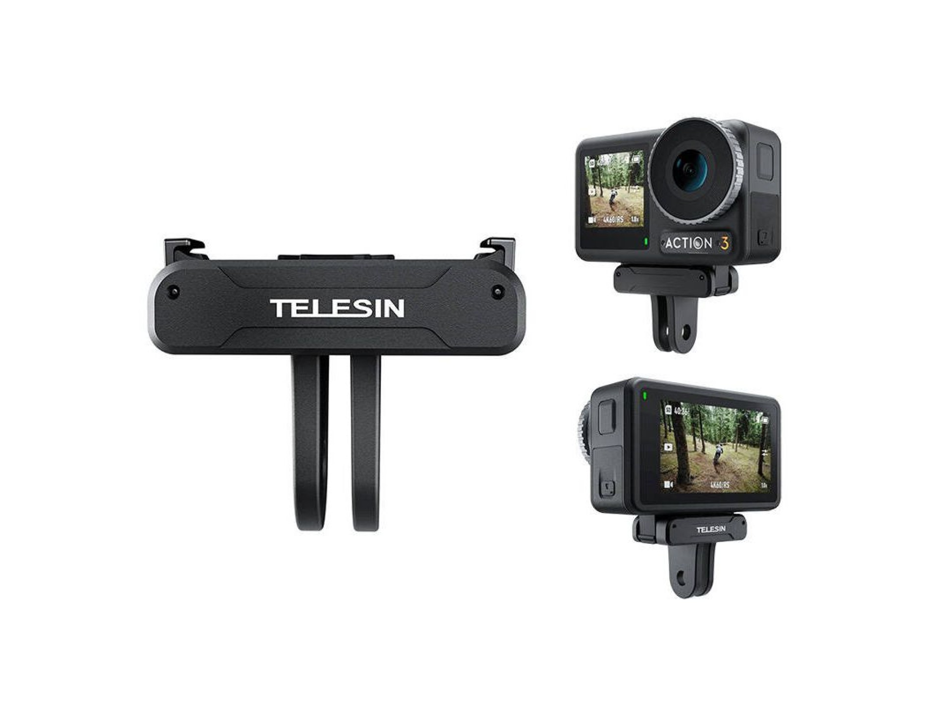 Adaptador magnético de duas garras para câmera DJI Action 4/3