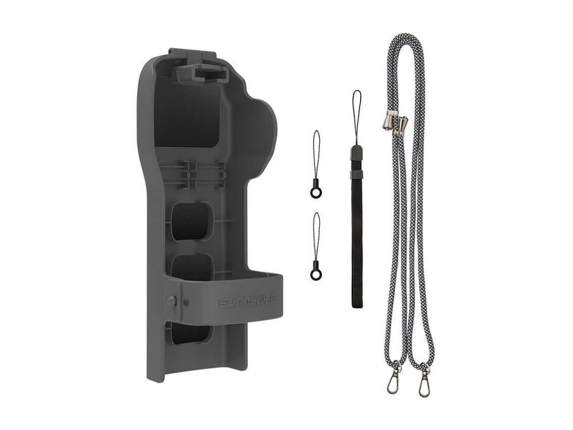 Sunnylife protective case with strap and lanyard for Osmo Pocket 3 (gray)