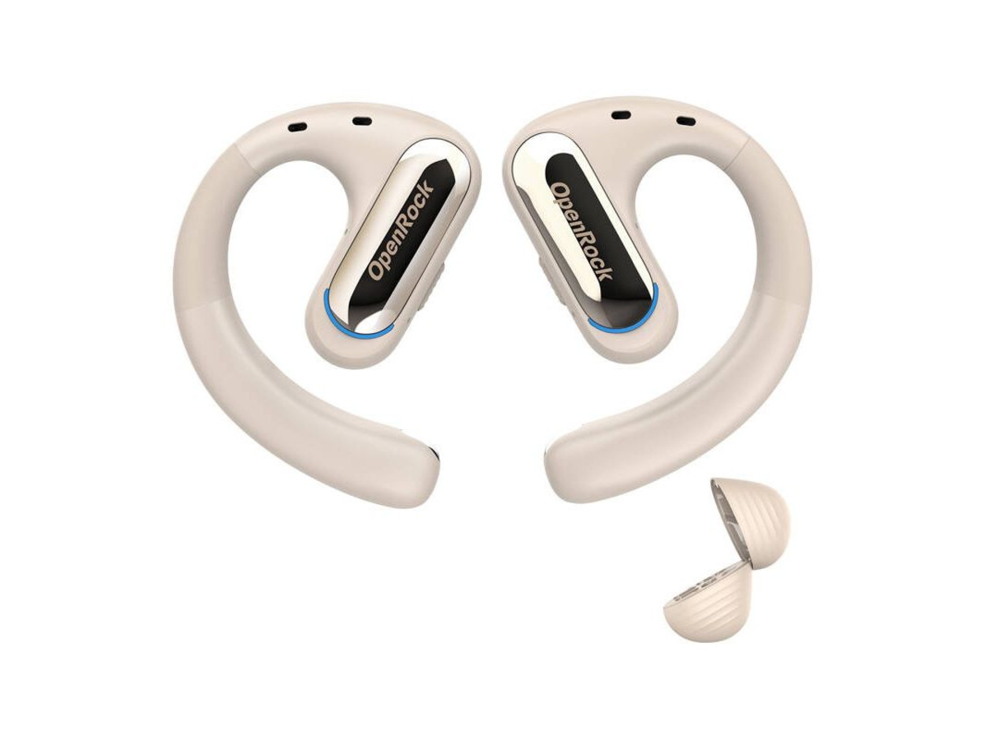 Fones de ouvido sem fio OWS OneOdio OpenRock Pro (bege)