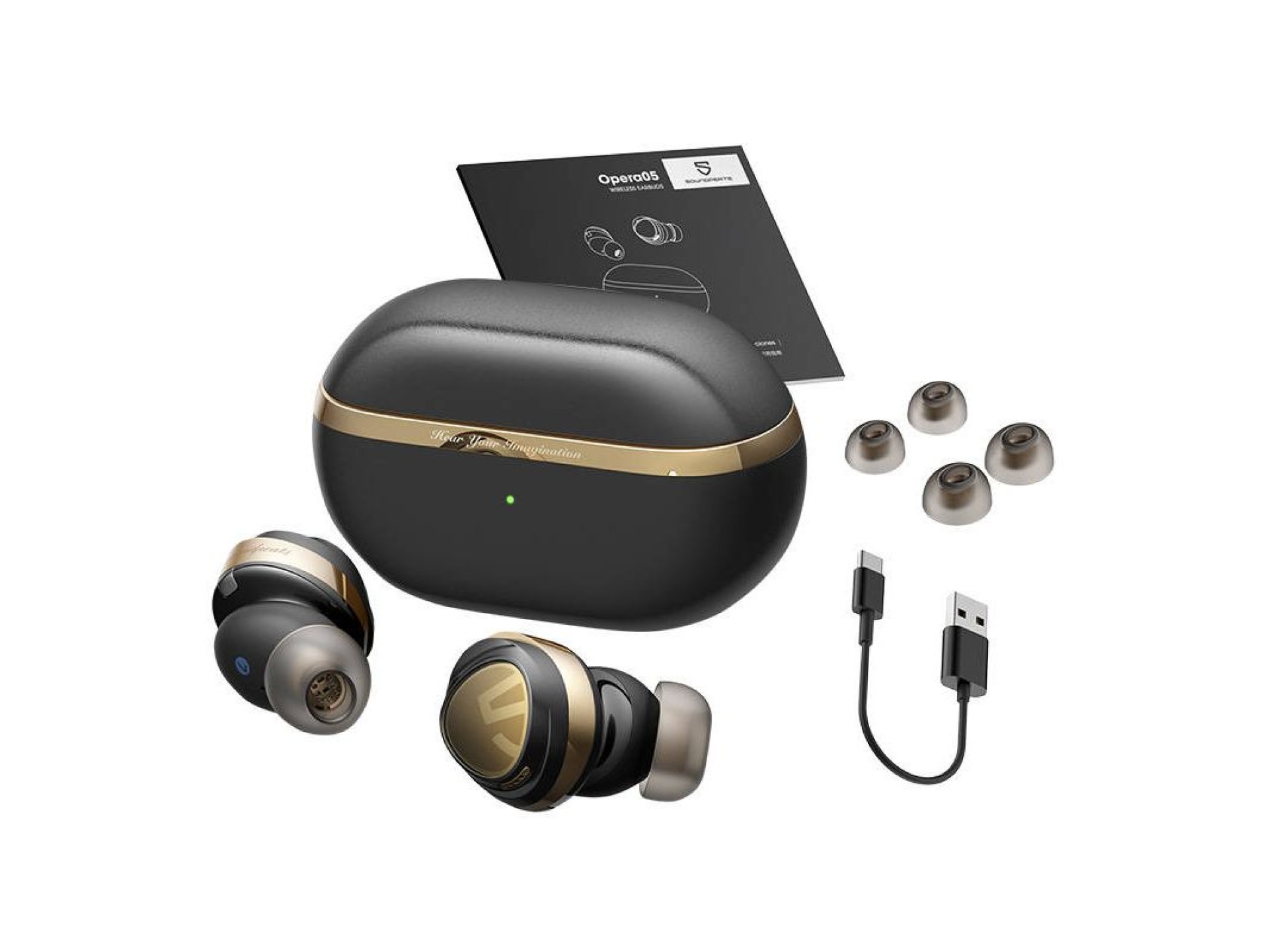 Fones de ouvido TWS Soundpeats Opera05 (preto)