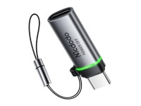 Adaptador Lightning a USB-C Mcdodo OT-6010, apagado automático Adaptador Lightning a USB-C Mcdodo OT-6010, apagado automático