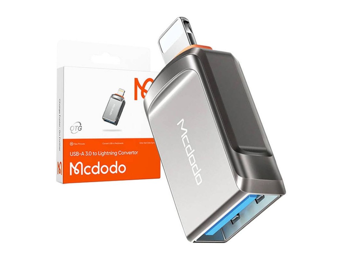 Adapter USB 3.0 to lightning Mcdodo OT-8600 (black)