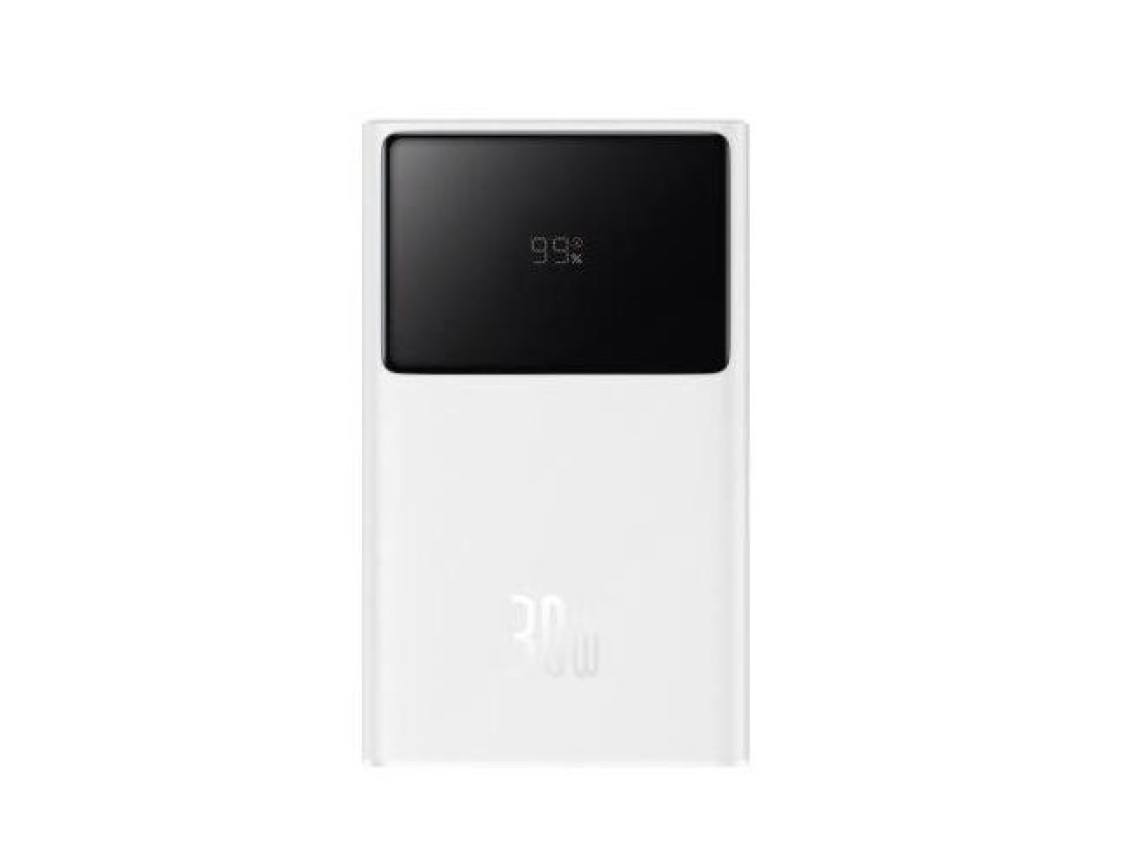 Banco de energía Baseus Star-Lord 10000 mAh, 30 W Blanco