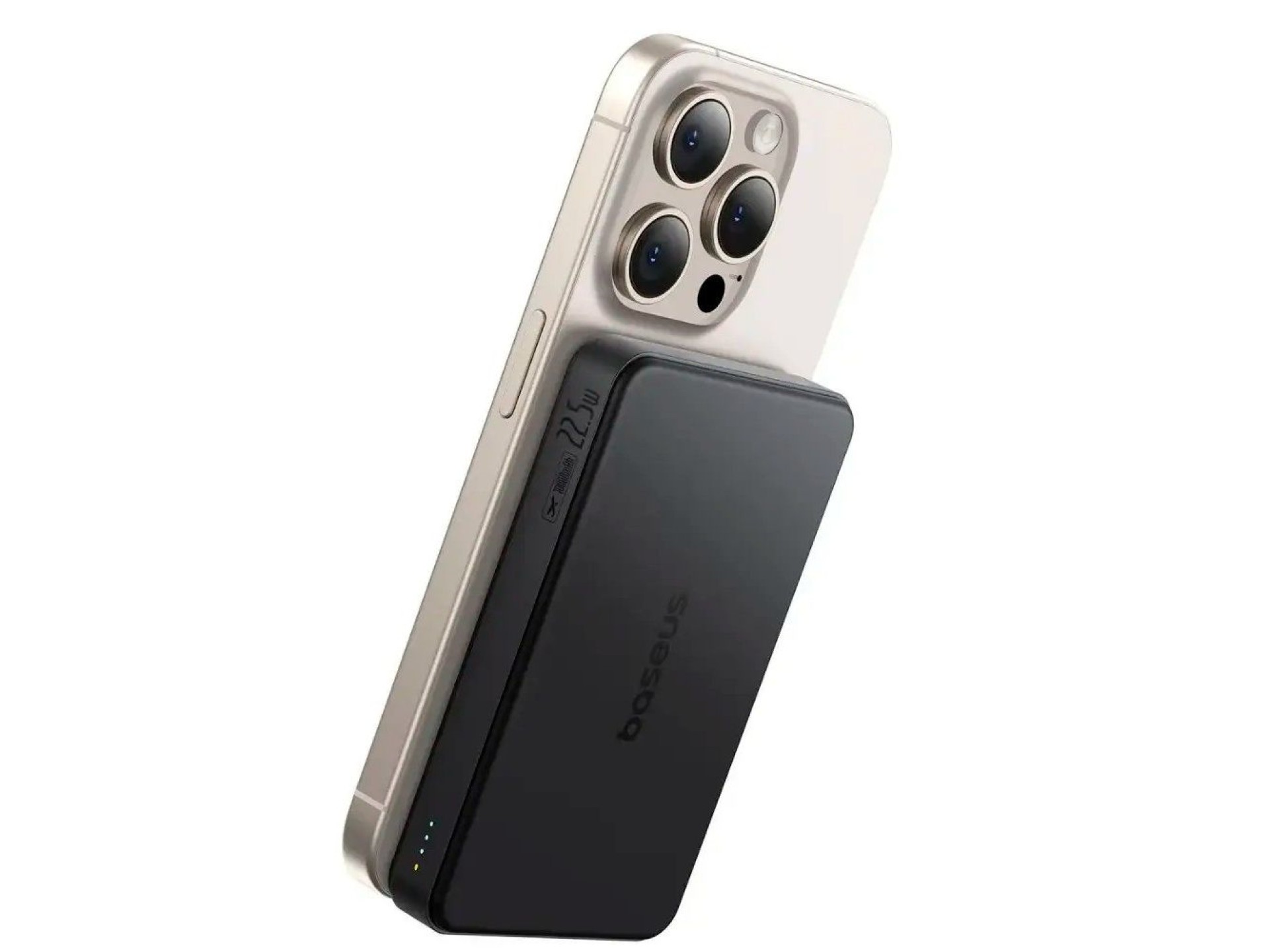 Baseus Airpow Qi2 Magnetic Power Bank 10000mAh 22.5W with cable cosmic black