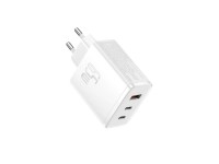 Cargador de pared Baseus Cube Pro PD 65W 2x USB-C 1x USB blanco Cargador de pared Baseus Cube Pro PD 65W 2x USB-C 1x USB blanco