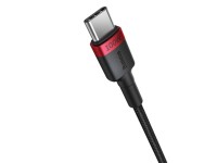 Cable de carga Baseus Cafule USB-C a USB-C 100 W, 2 m, 2 unidades, rojo, negro y gris. Cable de carga Baseus Cafule USB-C a USB-C 100 W, 2 m, 2 unidades, rojo, negro y gris.
