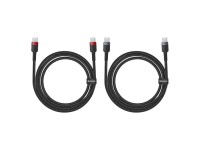 Cable de carga Baseus Cafule USB-C a USB-C 100 W, 2 m, 2 unidades, rojo, negro y gris. Cable de carga Baseus Cafule USB-C a USB-C 100 W, 2 m, 2 unidades, rojo, negro y gris.