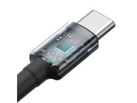 Cable de carga Baseus Cafule USB-C a USB-C 100 W, 2 m, 2 unidades, rojo, negro y gris. Cable de carga Baseus Cafule USB-C a USB-C 100 W, 2 m, 2 unidades, rojo, negro y gris.