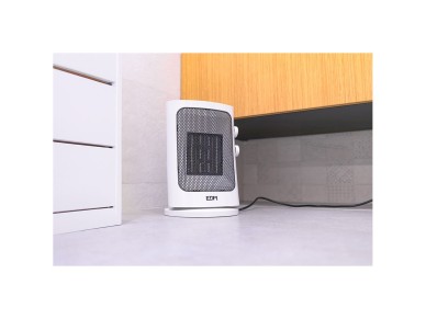 Oscillating vertical heater 1000 - 1500 w white