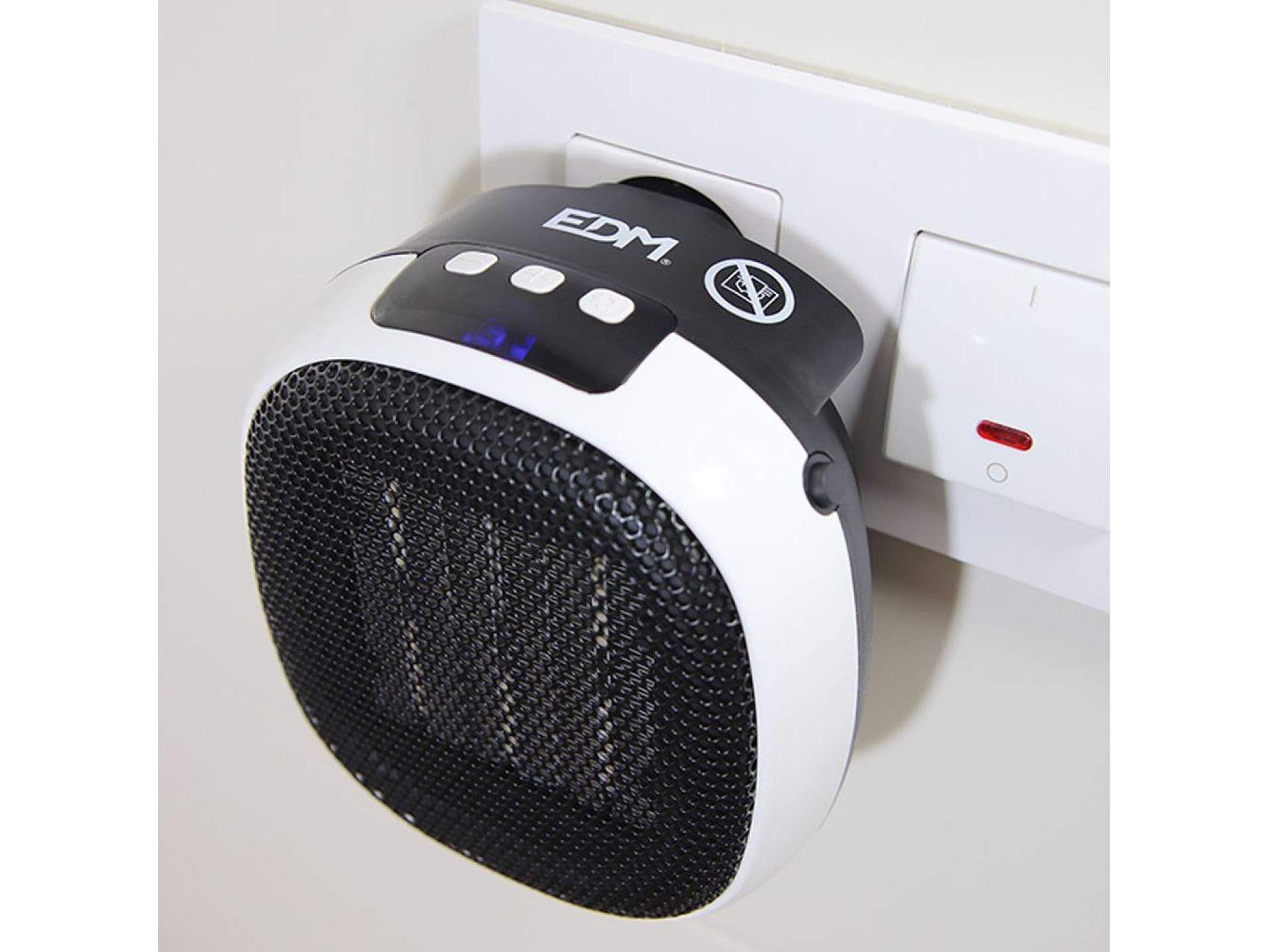 Mini calefactor cerámico de enchufe 700 w