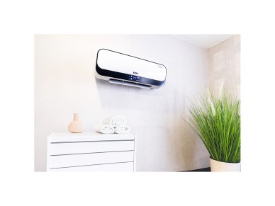 Split ceramic heater 1000 - 2000 w, with remote control 55,7 x 14,4 x 18,5 cm