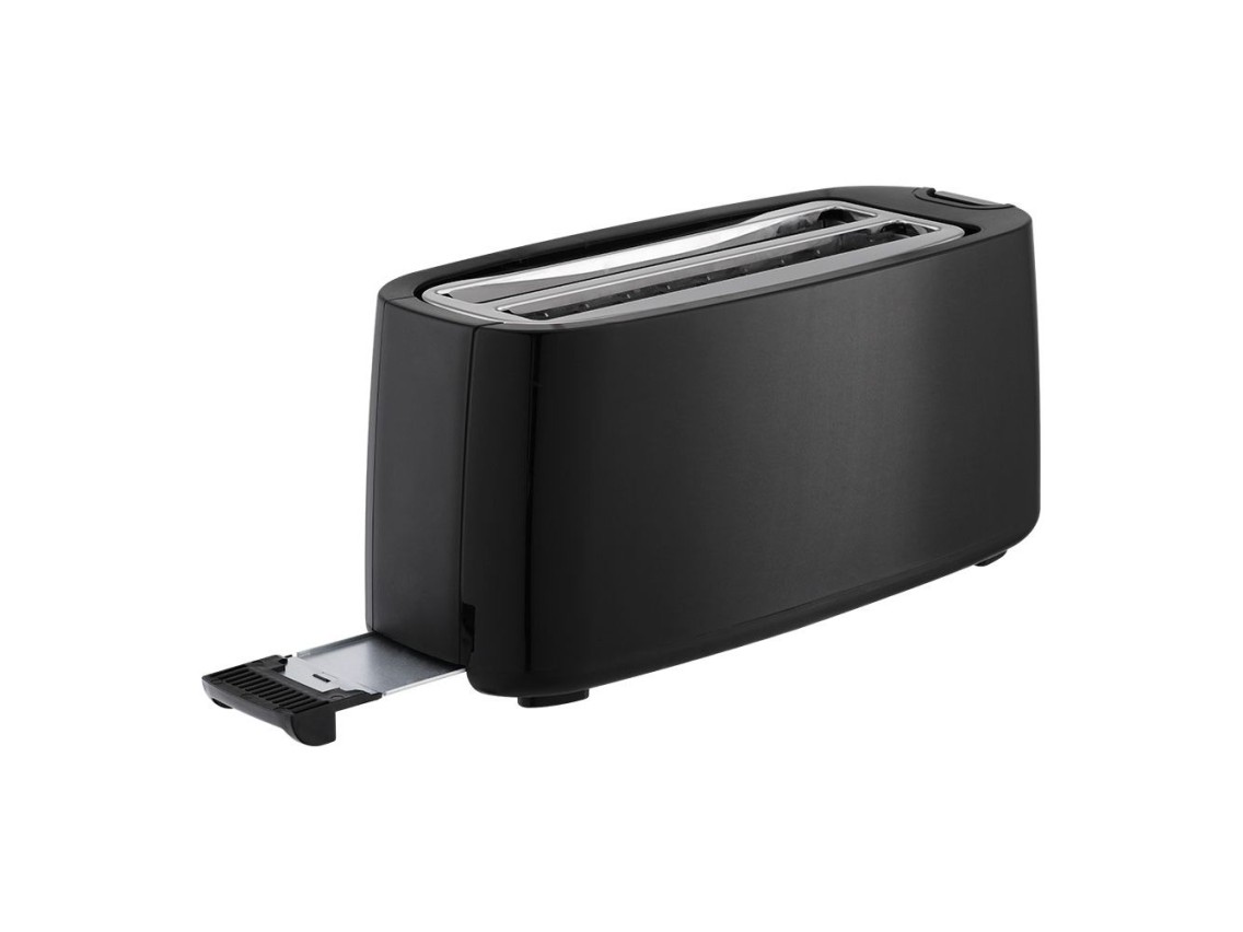 Tostadora doble ranura larga black design, 1400 w