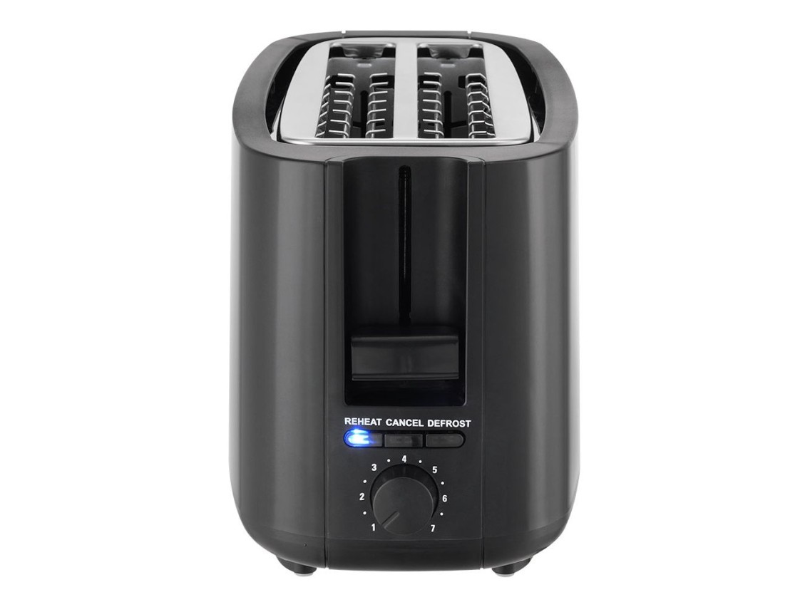 Tostadora doble ranura larga black design, 1400 w