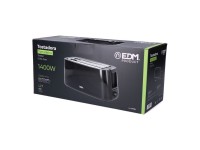 Torradeira duas fendas longas black design 1400w edm