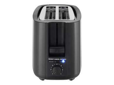 Tostadora doble ranura larga black design, 1400 w