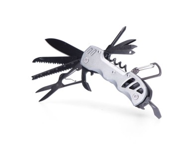 Multi-tool with carabiner silver model , serie k2