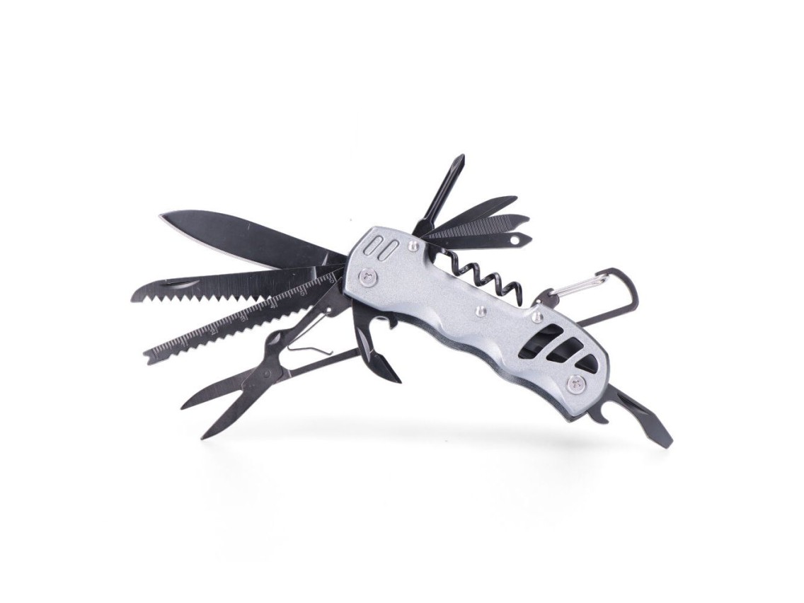 Multi-tool with carabiner silver model , serie k2