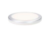 Adjustable led surface/recessed downlight 20 w 2050 lm, chrome frame, 3cct, �22.5 cm