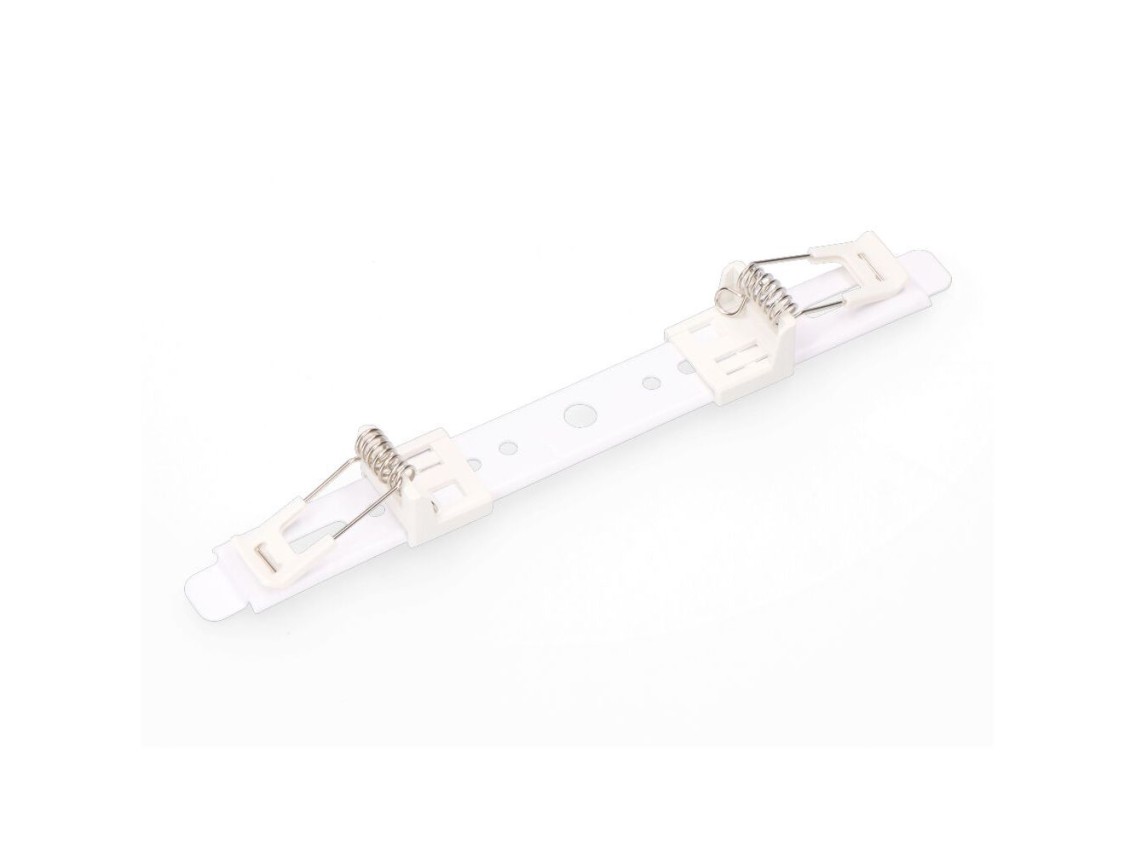 Adjustable led surface/recessed downlight 20 w 2050 lm, chrome frame, 3cct, ø22.5 cm