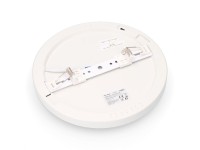 Downlight ajustável led superfície/embutir 20 w 2050 lm, moldura branca, 3cct, ø22,5 cm Downlight ajustável led superfície/embutir 20 w 2050 lm, moldura branca, 3cct, ø22,5 cm