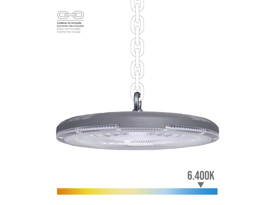 Foco led 100 w 6400 k 10000 lm �26 x 4,5 cm