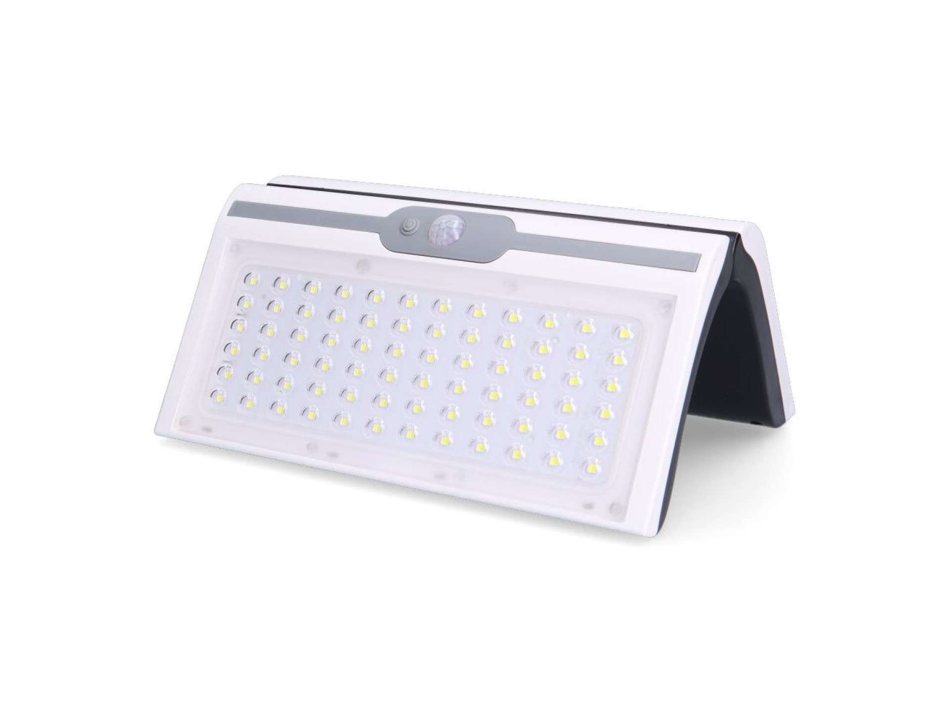 Candeeiro de parede solar 6w 430lm 6.500k com sensor, cor branco