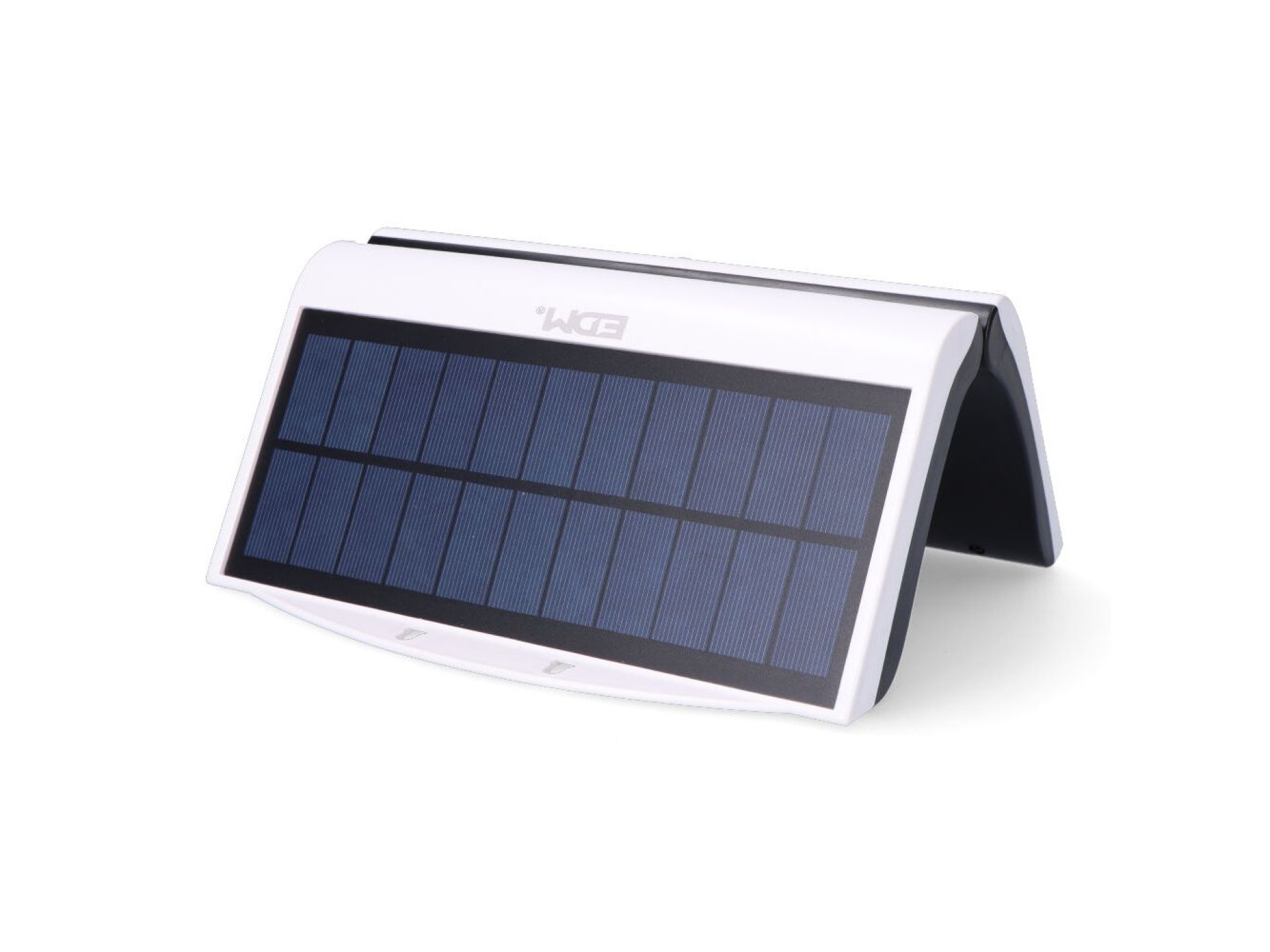 Candeeiro de parede solar 6w 430lm 6.500k com sensor, cor branco